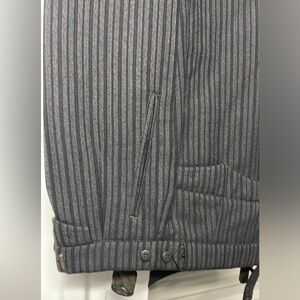 Vintage Striped Wool Slacks. Real zoot suit style. Amazing condition.